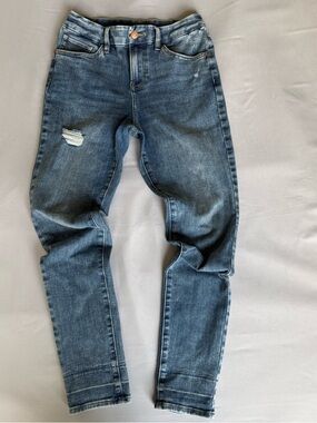 Express Skinny Jeans in Faded Blue Wash